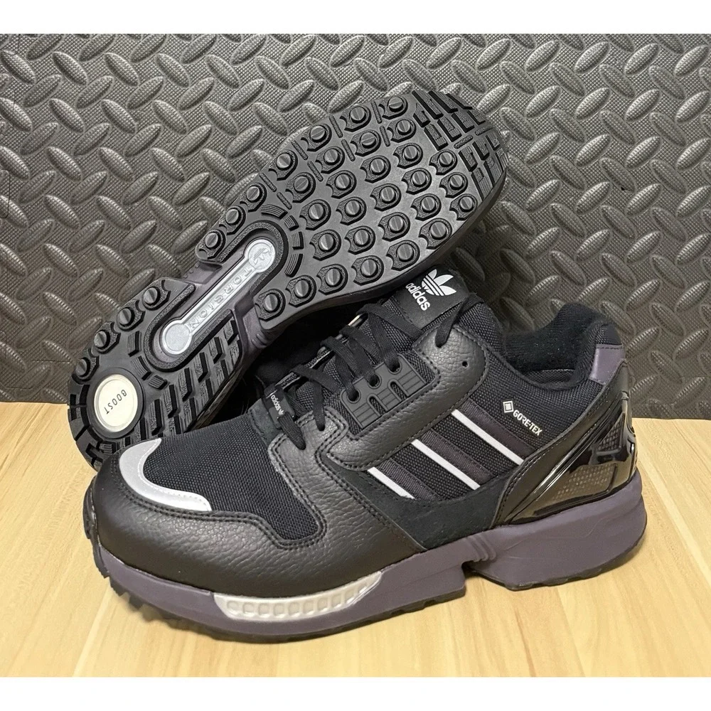 Adidas Originals ZX 8000 GoreTex Golf Shoes Core Black JP5257 Mens Size 10 NEW